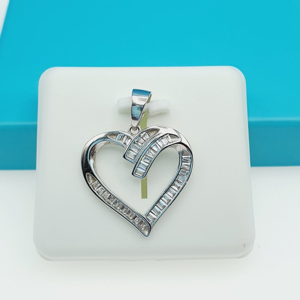 "925 Sterling Silver CZ Beautiful Pendant for Women, 1USPAR4023 - Picture 4 of 6